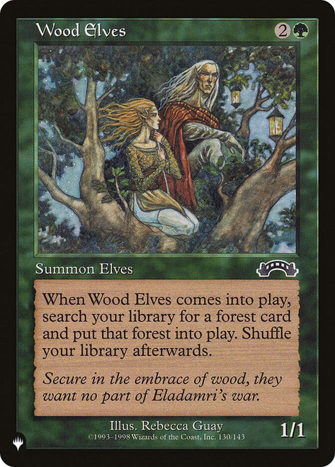 Wood Elves\nPlaneswalker Symbol Reprints\nSingle\nMagic The Gathering