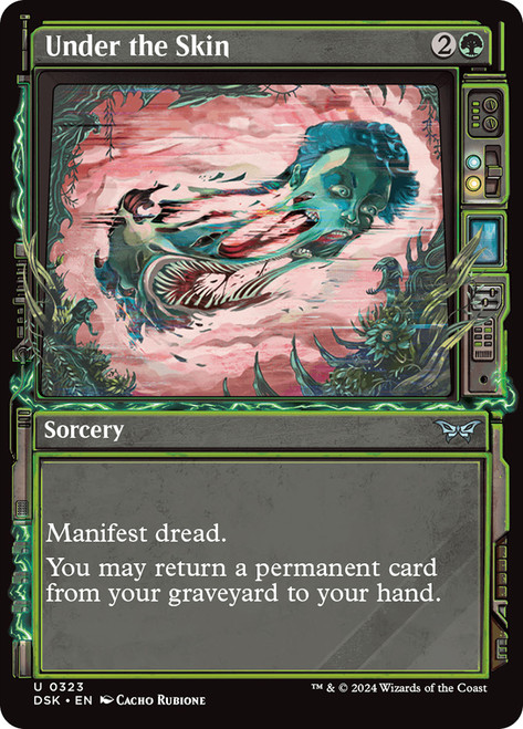 Under the Skin (Showcase)\nDuskmourn: House of Horror - Variants\nSingle\nMagic The Gathering
