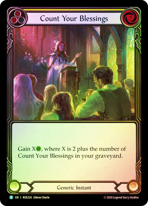 Count Your Blessings Yellow Singles