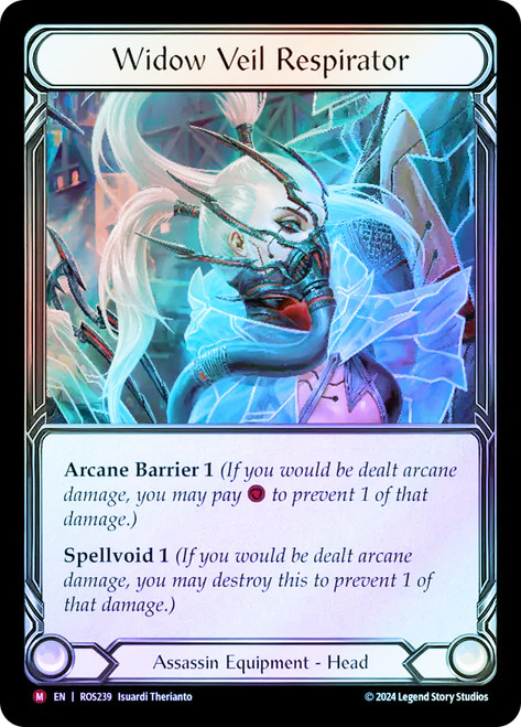 Widow Veil Respirator Singles