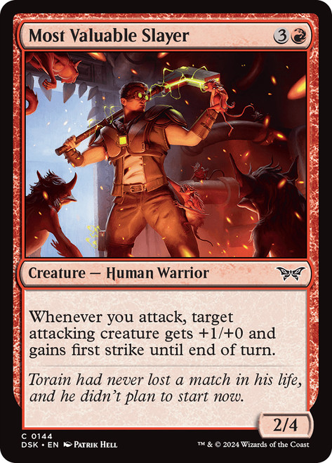 Most Valuable Slayer\nDuskmourn: House of Horror\nSingle\nMagic The Gathering