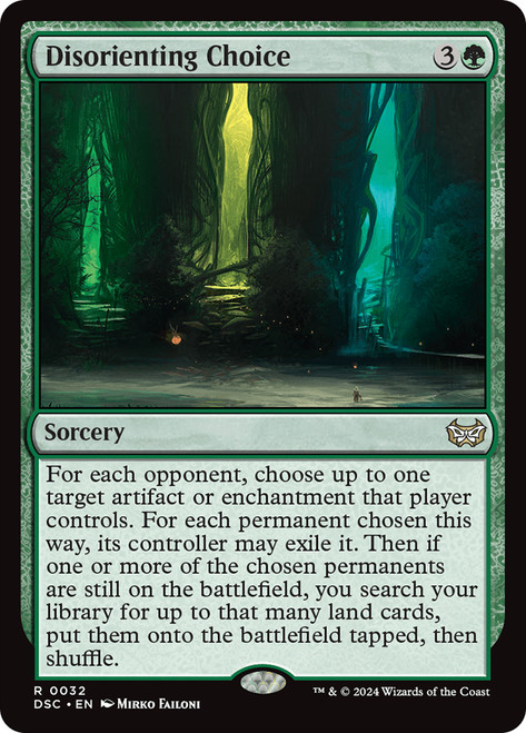Disorienting Choice | Duskmourn: House of Horror Commander | Star