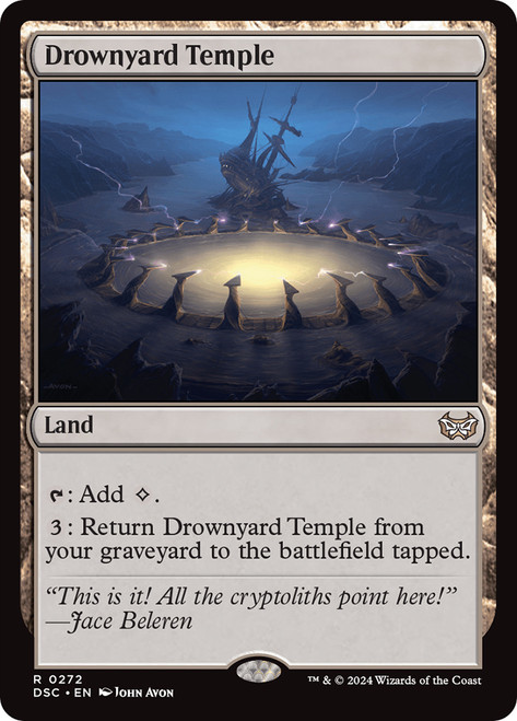 Drownyard Temple\nDuskmourn: House of Horror Commander\nSingle\nMagic The Gathering