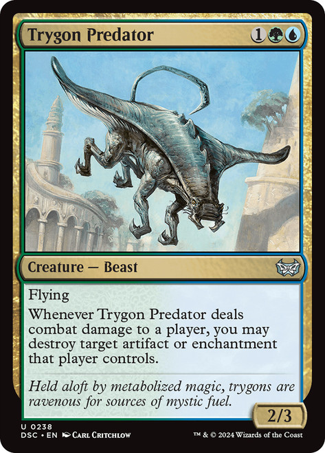 Trygon Predator\nDuskmourn: House of Horror Commander\nSingle\nMagic The Gathering