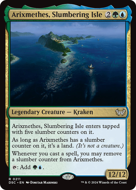 Arixmethes, Slumbering Isle\nDuskmourn: House of Horror Commander\nSingle\nMagic The Gathering