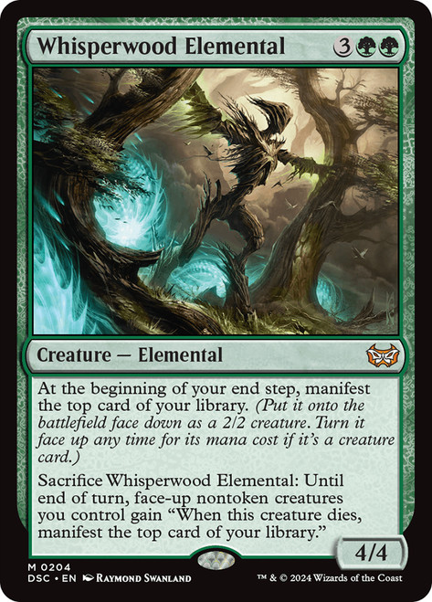Whisperwood Elemental\nDuskmourn: House of Horror Commander\nSingle\nMagic The Gathering