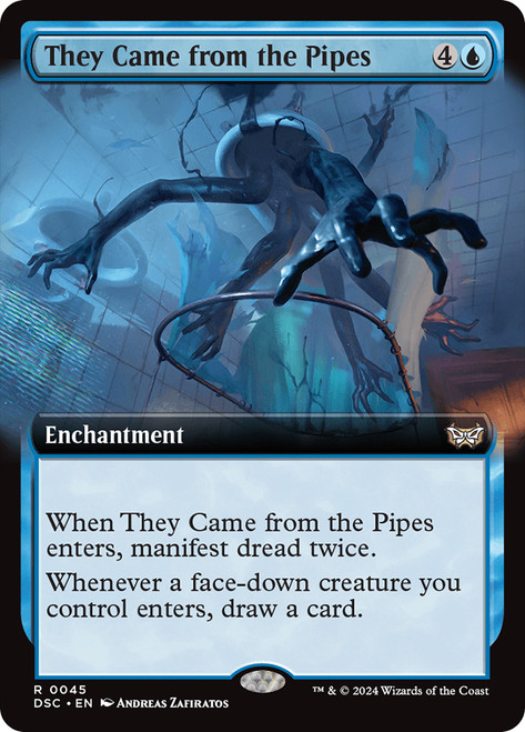 They Came from the Pipes (Extended Art)\nDuskmourn: House of Horror Commander - Variants\nSingle\nMagic The Gathering