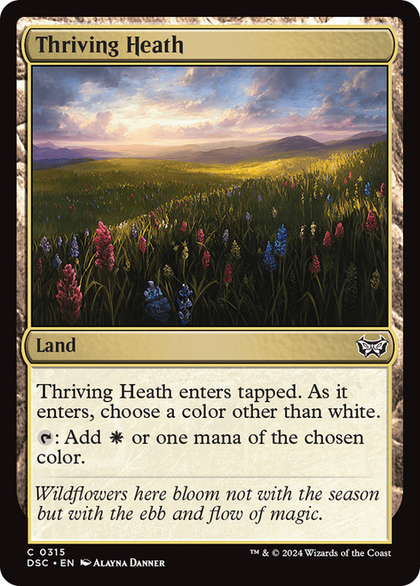 Thriving Heath\nDuskmourn: House of Horror Commander\nSingle\nMagic The Gathering