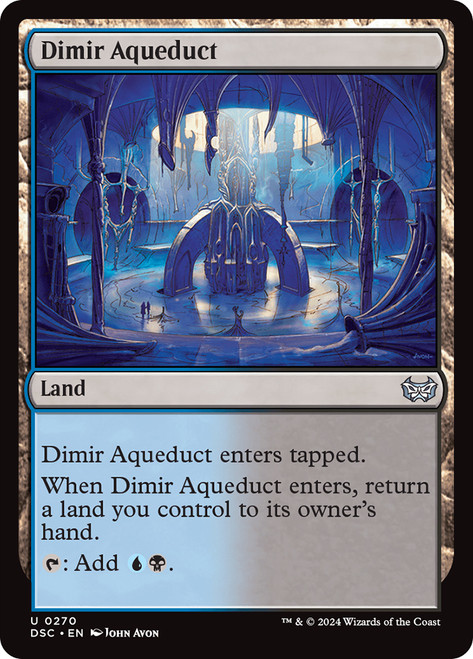 Dimir Aqueduct\nDuskmourn: House of Horror Commander\nSingle\nMagic The Gathering
