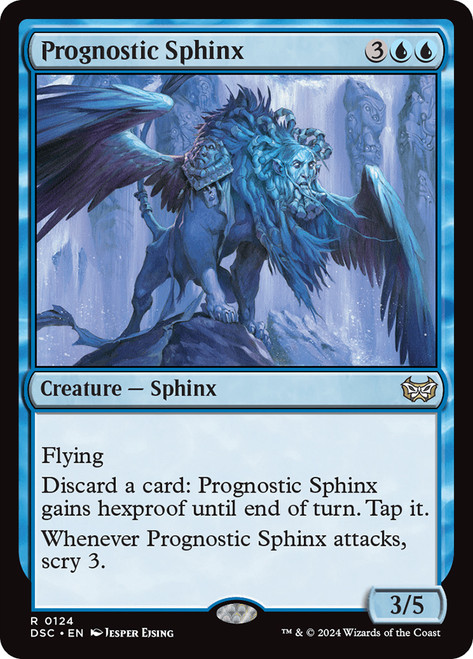 Prognostic Sphinx\nDuskmourn: House of Horror Commander\nSingle\nMagic The Gathering