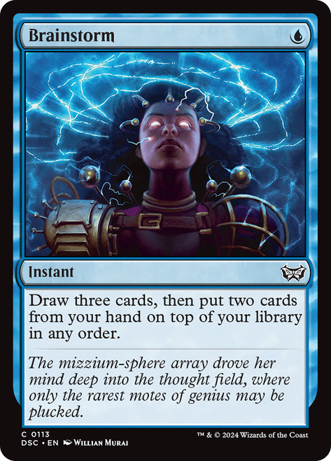 Brainstorm\nDuskmourn: House of Horror Commander\nSingle\nMagic The Gathering