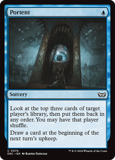 Portent\nDuskmourn: House of Horror Commander\nSingle\nMagic The Gathering