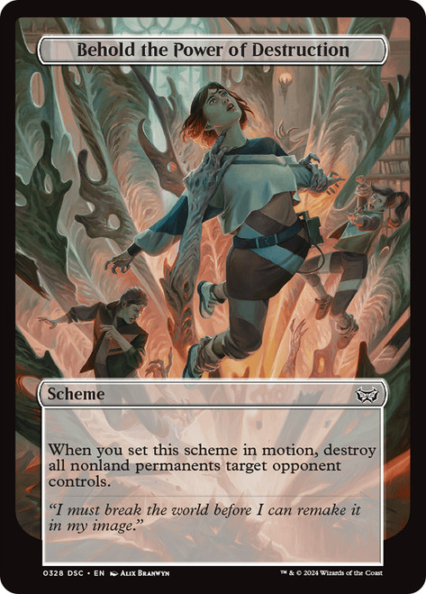 Behold the Power of Destruction\nDuskmourn: House of Horrors Commander Archenemy - Schemes\nSingle\nMagic The Gathering