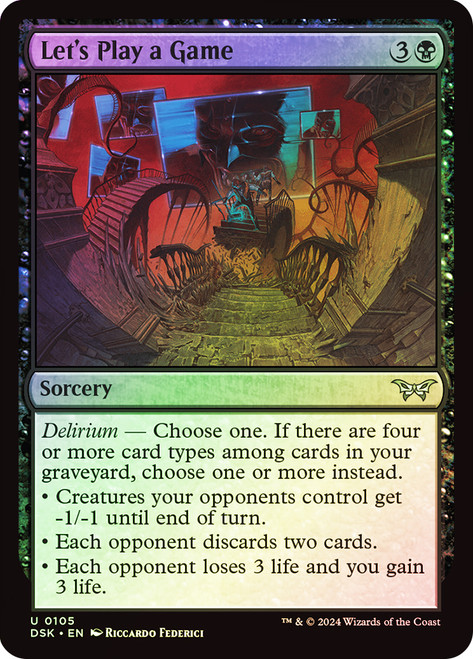 Let's Play a Game\nDuskmourn: House of Horror\nSingle\nMagic The Gathering