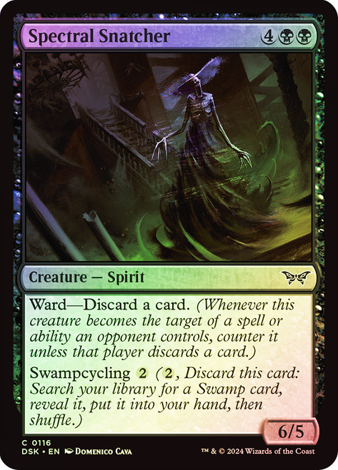 Spectral Snatcher\nDuskmourn: House of Horror\nSingle\nMagic The Gathering