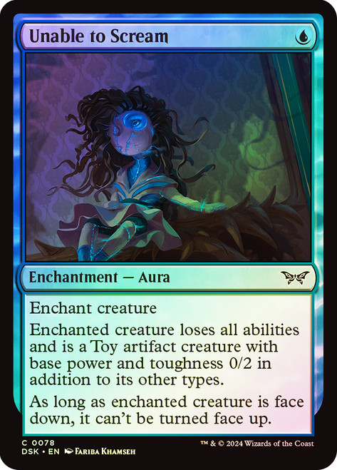 Unable to Scream\nDuskmourn: House of Horror\nSingle\nMagic The Gathering