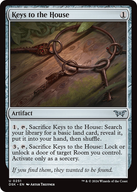 Keys to the House\nDuskmourn: House of Horror\nSingle\nMagic The Gathering
