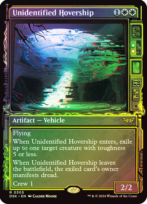Unidentified Hovership (Showcase)\nDuskmourn: House of Horror - Variants\nSingle\nMagic The Gathering