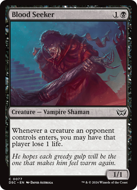 Blood Seeker\nDuskmourn: House of Horror Commander\nSingle\nMagic The Gathering