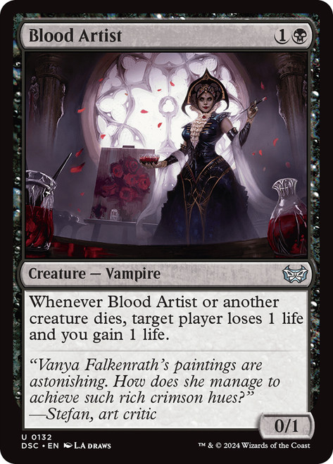 Blood Artist\nDuskmourn: House of Horror Commander\nSingle\nMagic The Gathering