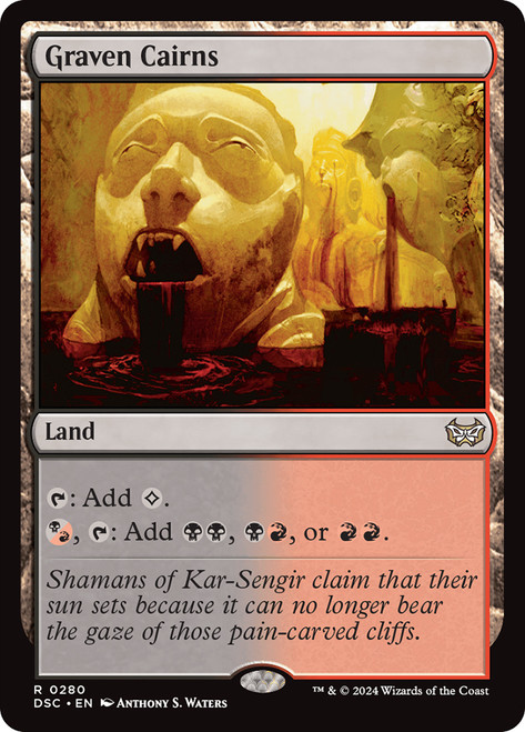 Graven Cairns\nDuskmourn: House of Horror Commander\nSingle\nMagic The Gathering