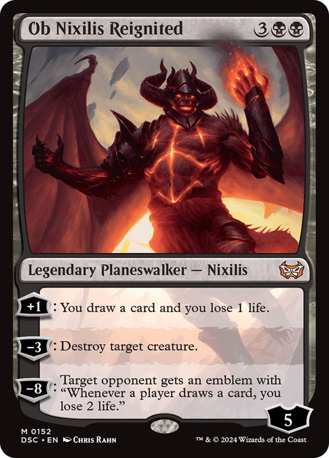 Ob Nixilis Reignited\nDuskmourn: House of Horror Commander\nSingle\nMagic The Gathering
