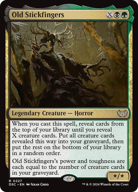 Old Stickfingers\nDuskmourn: House of Horror Commander\nSingle\nMagic The Gathering