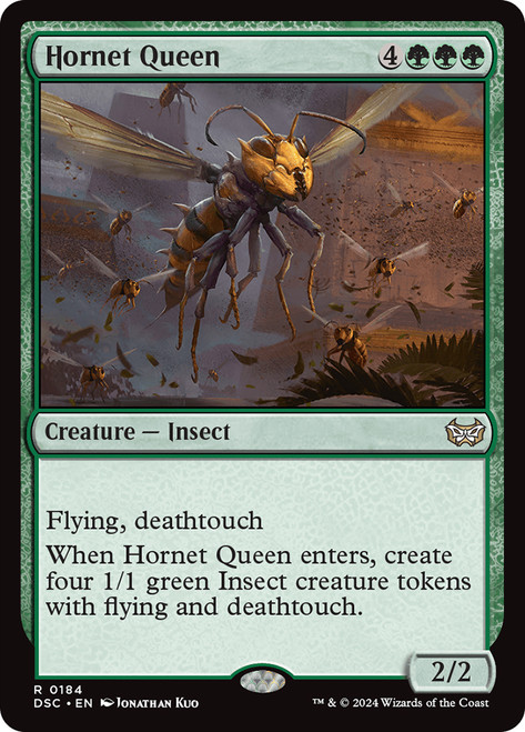 Hornet Queen\nDuskmourn: House of Horror Commander\nSingle\nMagic The Gathering