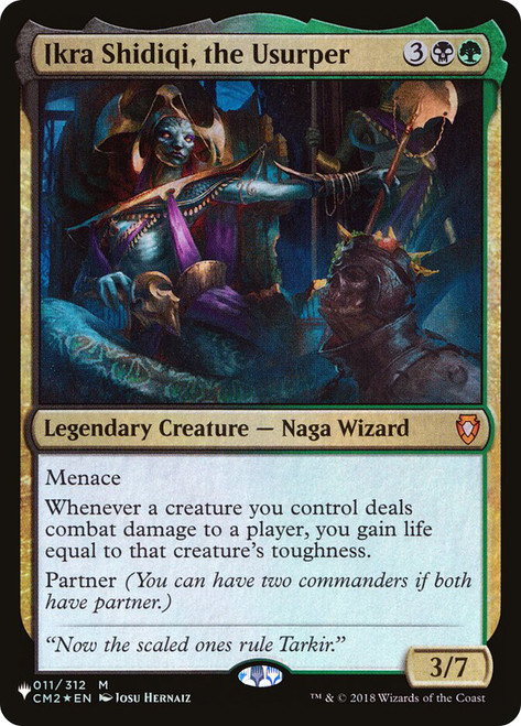 Ikra Shidiqi, the Usurper\nPlaneswalker Symbol Reprints\nSingle\nMagic The Gathering
