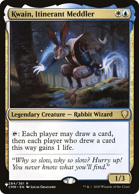 Kwain, Itinerant Meddler\nPlaneswalker Symbol Reprints\nSingle\nMagic The Gathering