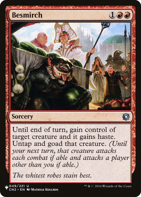 Besmirch\nPlaneswalker Symbol Reprints\nSingle\nMagic The Gathering