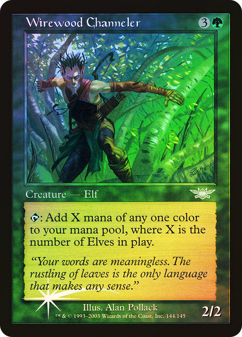 Wirewood Channeler\nLegions\nSingle\nMagic The Gathering