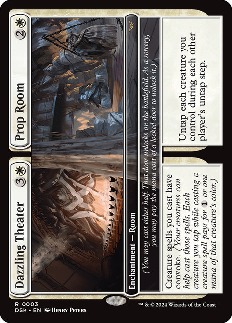 Dazzling Theater // Prop Room\nDuskmourn: House of Horror\nSingle\nMagic The Gathering