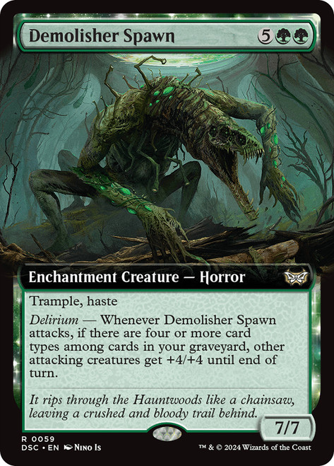 Demolisher Spawn (Extended Art)\nDuskmourn: House of Horror Commander - Variants\nSingle\nMagic The Gathering