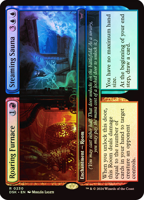 Roaring Furnace // Steaming Sauna\nDuskmourn: House of Horror\nSingle\nMagic The Gathering