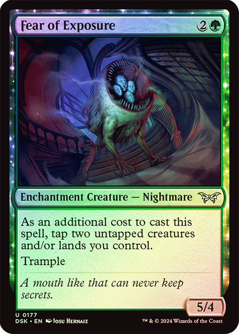 Fear of Exposure\nDuskmourn: House of Horror\nSingle\nMagic The Gathering