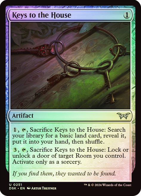 Keys to the House\nDuskmourn: House of Horror\nSingle\nMagic The Gathering