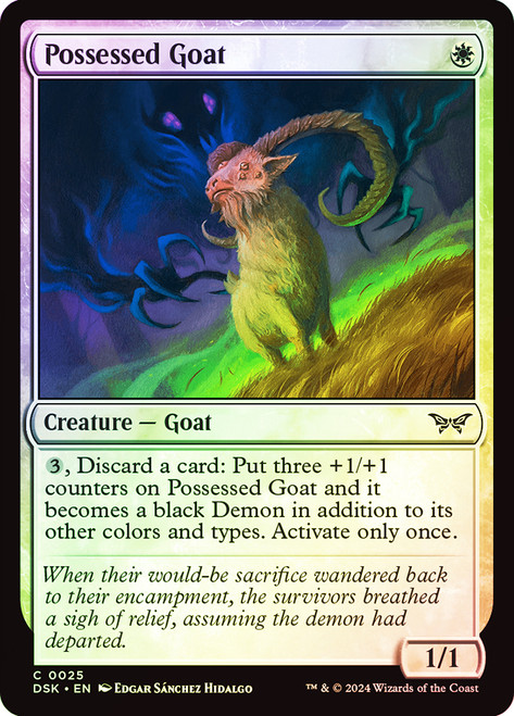 Possessed Goat\nDuskmourn: House of Horror\nSingle\nMagic The Gathering