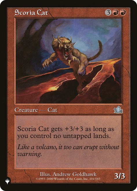 Scoria Cat\nPlaneswalker Symbol Reprints\nSingle\nMagic The Gathering