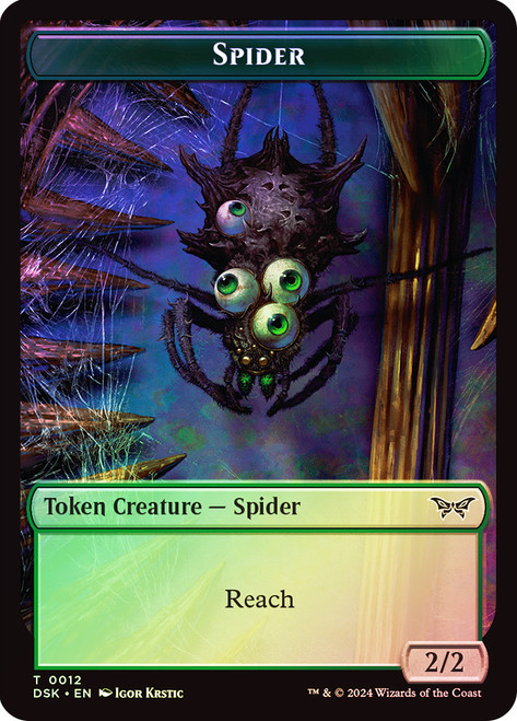 {Spider Token} // {Toy Token}\nDuskmourn: House of Horror\nSingle\nMagic The Gathering