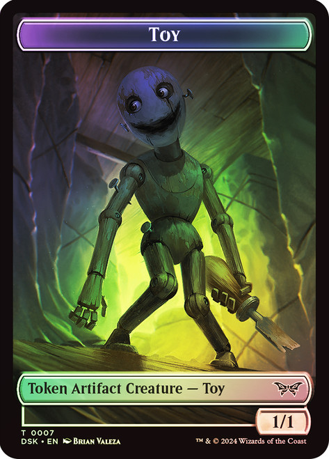 {Toy Token} // {Treasure Token}\nDuskmourn: House of Horror\nSingle\nMagic The Gathering