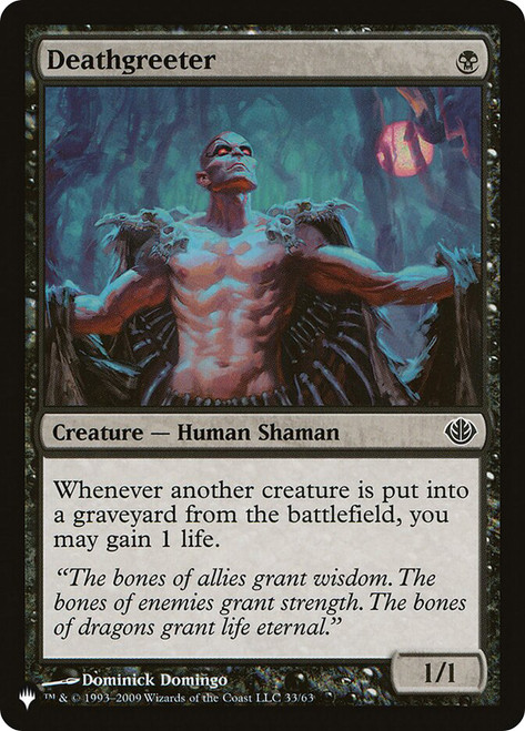 Deathgreeter\nPlaneswalker Symbol Reprints\nSingle\nMagic The Gathering