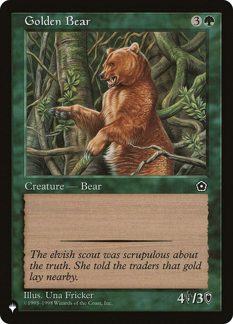 Golden Bear\nPlaneswalker Symbol Reprints\nSingle\nMagic The Gathering