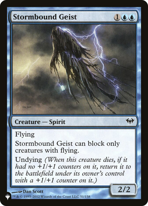 Stormbound Geist\nPlaneswalker Symbol Reprints\nSingle\nMagic The Gathering
