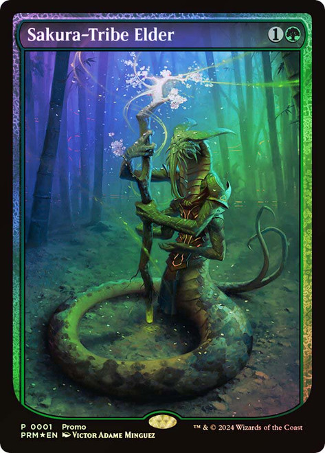 Sakura-Tribe Elder (Love Your LGS) (Textless)\nPromo: General\nSingle\nMagic The Gathering