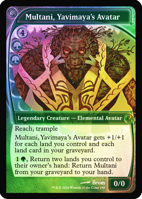 Multani, Yavimaya's Avatar\nMystery Booster 2\nSingle\nMagic The Gathering