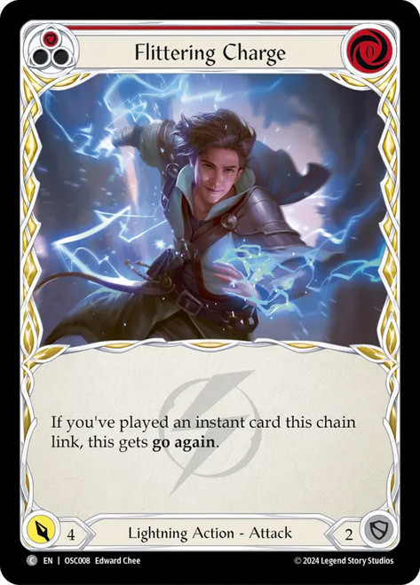 Flittering Charge Red