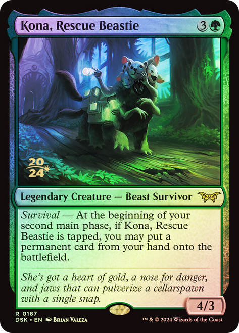 Kona, Rescue Beastie (Promo Pack) (Duskmourn: House of Horror