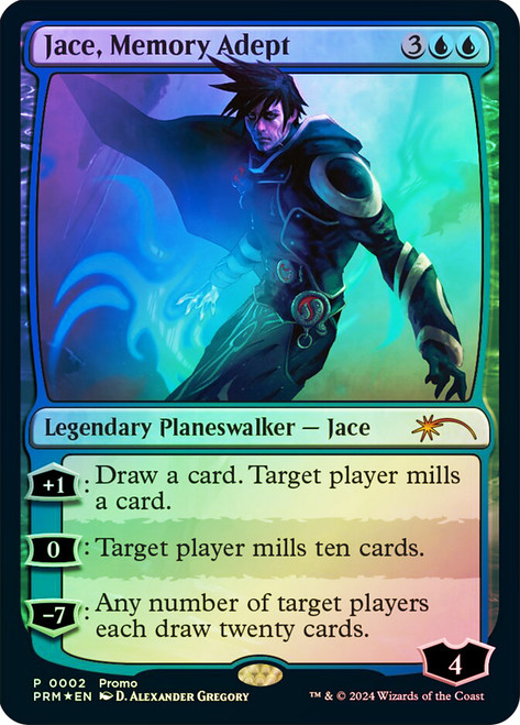 Jace, Memory Adept (Resale)\nPromo: General\nSingle\nMagic The Gathering