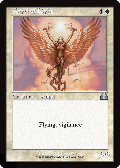 Angel of Light (Mystery Booster 2) (Masters Edition II)\nPromo: General\nSingle\nMagic The Gathering